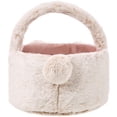 thumbnail image 7 of Plush Easter Bunny Basket Cow Buckets with Long Plush Ear for Kids Easter Tote Bags for Party Decorations Candy Gifts Bags, 7 of 7