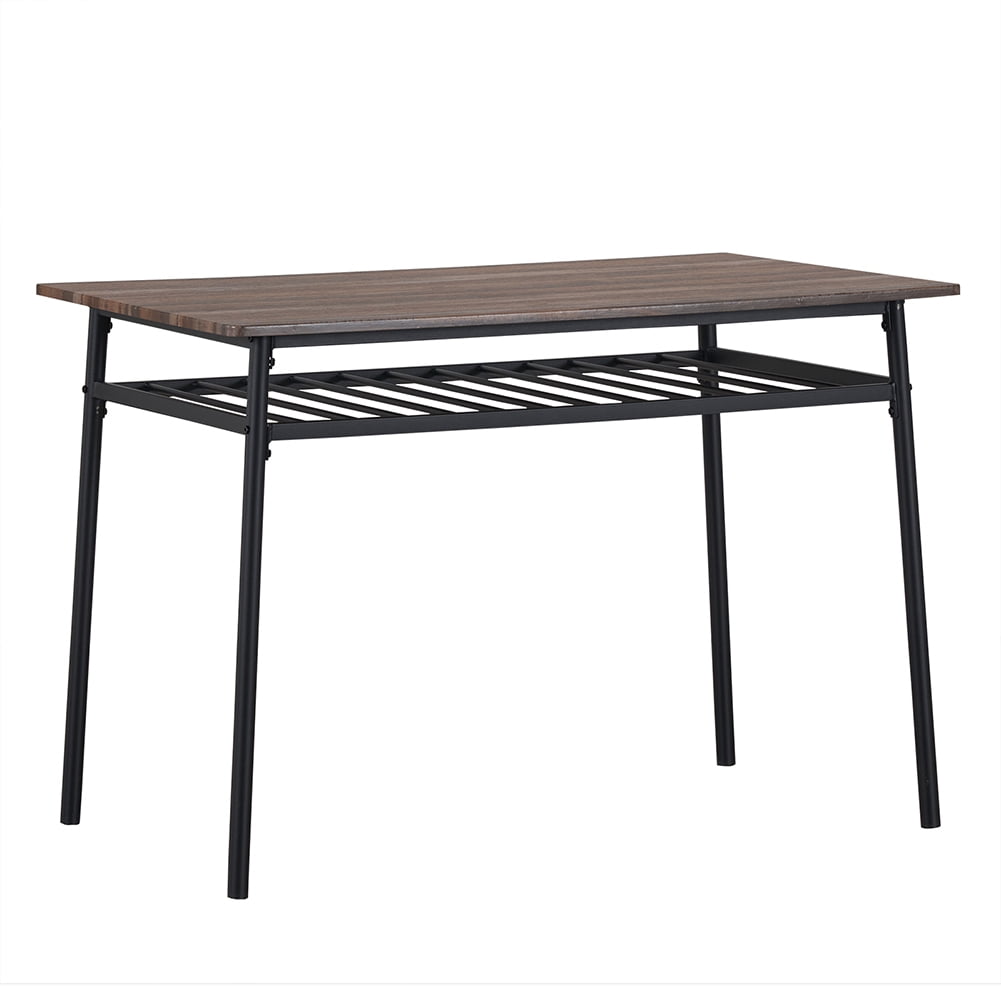 Kadyn 6 Piece Dining Table Set, MDF Counter Height Dining Table with 4 Chairs and a Bench, Kitchen Table Set for 6 Persons, Natural Kadyn 6 Piece Dining Table Set, MDF Counter Height Dining Table with 4 Chairs and a Bench, Kitchen Table Set for 6 Persons, Natural