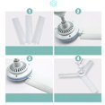 thumbnail image 6 of LIANXUE Adjustable Speed Hanging Fan Air Cooler C13 Plug Mini Canopy Dorm Fans Portable Hanging Fans for Tent, Hiking, Outages, 6 of 11