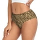 thumbnail image 2 of Fotbe Leopard Print Brown Calzones Estampados para Mujer – Ropa Interior de Algodón, Cómoda, Suave y Elástica-Large, 2 of 6