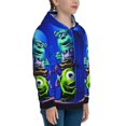 thumbnail image 3 of Monster Inc Girls Boys Graphic Hooded Sweatshirt Sizes 7-20 Pullover Sweatshirt Monster Inc Merch Gifts for Kids Teens, 3 of 7