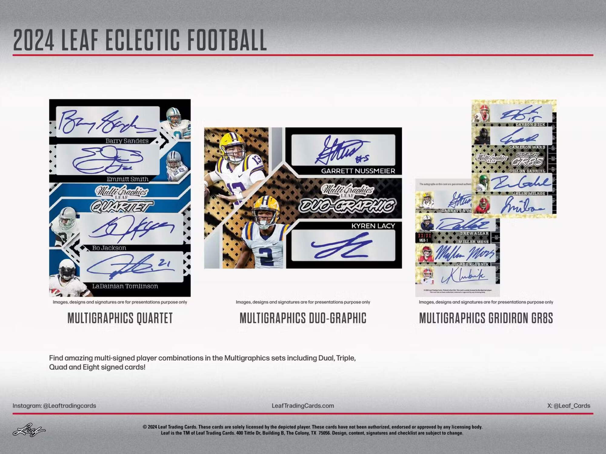 2024 Leaf Eclectic Football Jumbo Box