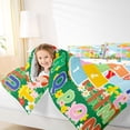 thumbnail image 4 of Manfei Kids Numebr Game Full Size Comforter Sets,Kawaii Daisy Flowers Bedding Comforter Set,Rainbow 26 Letters Alphabet Bedding Sets For Girls Kids,Microfiber Bedroom Decor Reversible,3 Pieces, 4 of 8