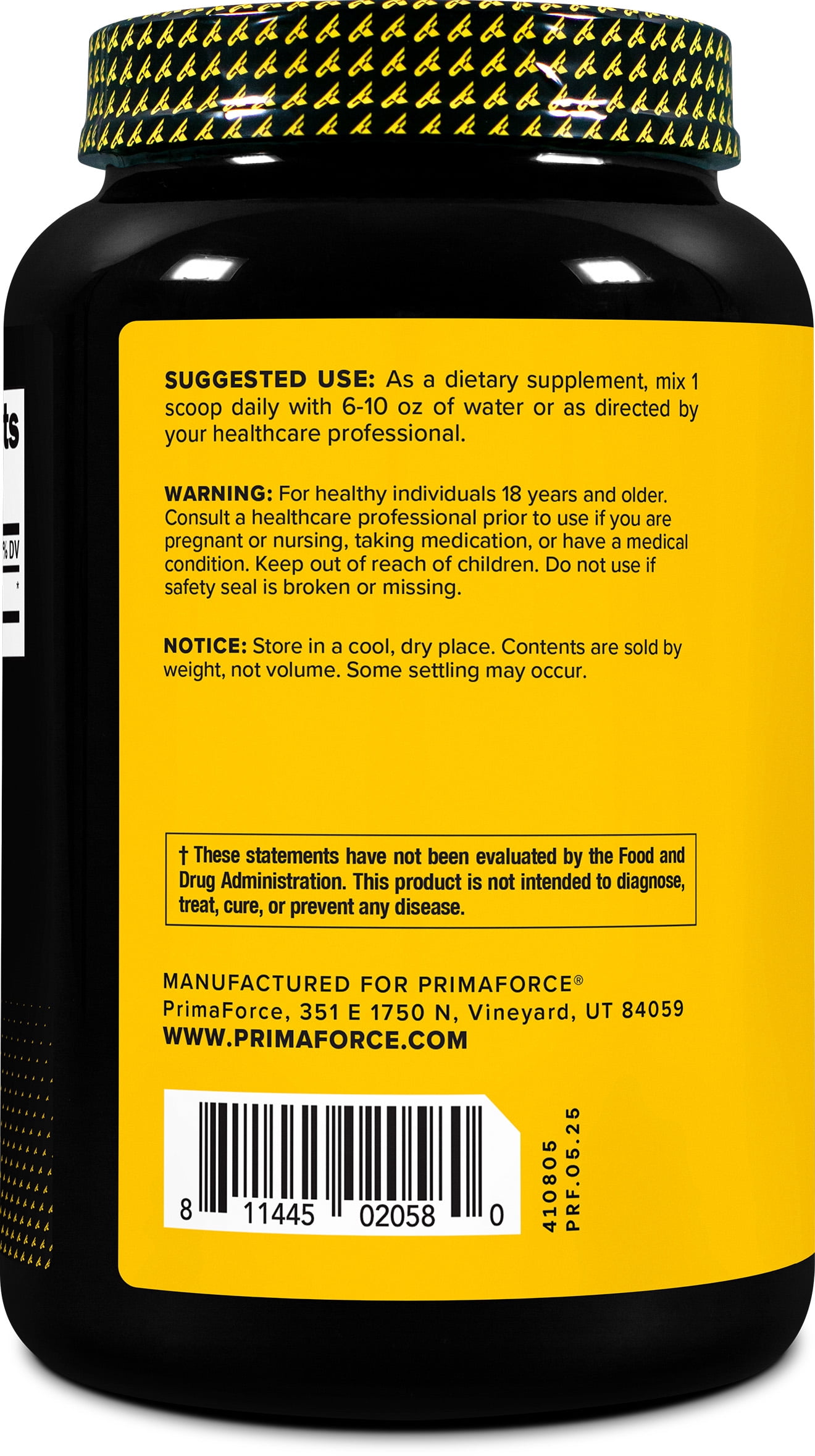 PrimaForce L-Leucine Powder, 1 KG - Non-GMO, Gluten-Free, and Vegan Supplement