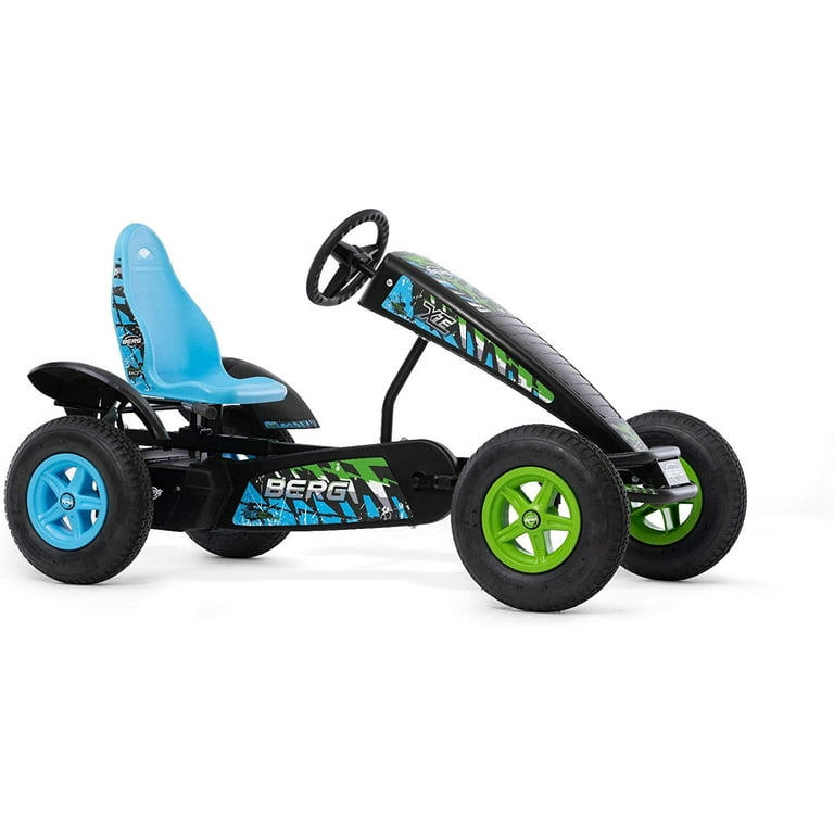 Berg X-ITE BFR Off Road Pedal Go Kart Blue/Green Four Wheel Extra Large  Frame Go 