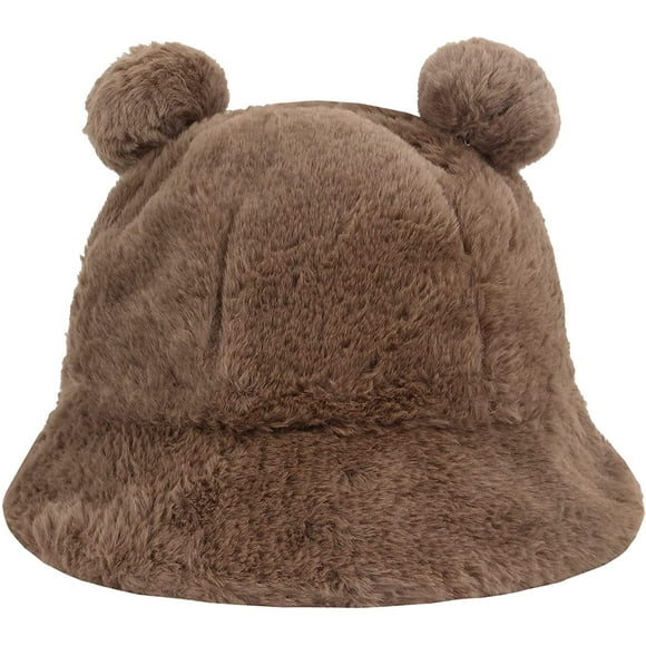 HTOOQ Frog Hat Adults Cotton Bucket Hat Frog Cap Fisherman Beach Festival Sun Hat Dress up Party Frog Hat 1khaki Bear Ear -