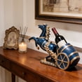 thumbnail image 4 of Fesfesfes Horse Wine Bottle Holder Statue Bar Countertop Decor Sculpture Personalized Gifts for Wine Lovers Tabletop Wine Rack Single Bottle Holder Display Stand Decorations, 4 of 7
