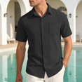 thumbnail image 2 of MDUKONU Chemise Décontractée pour Homme Coupe Régulière Non Rétrécie Chemise de Fête Noire m, 2 of 9
