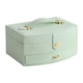 thumbnail image 1 of Caja organizadora de joyas jinwen Decorativa Verde, 1 of 7