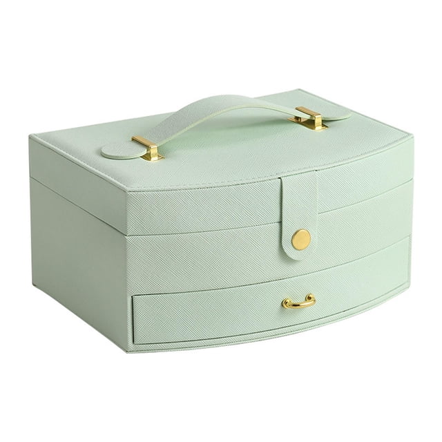 Caja organizadora de joyas jinwen Decorativa Verde
