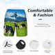 thumbnail image 3 of Balery Grazing Cows Mountain View Bañador para hombre, shorts de playa de secado rápido con entrepierna y forro de compresión-Medium, 3 of 6