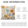 thumbnail image 6 of PIKWEEK Retro Mid Century Throw Pillow Cover Vintage Boho Floral Pillow Case Set of 2 Abstract Themed Decorative Cushion Cover Both Sides for Men Women Kids Sofa Couch Living Room Bedroom, 6 of 6
