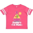 thumbnail image 3 of Inktastic Daddys First Mate Girls Nautical Sailboat Girls Toddler T-Shirt, 3 of 5