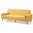 thumbnail image 4 of Bedroom Modern Simple Fabric Sofa 220cm with Tufted Back and Removable Back & Arms, 4 of 5