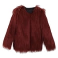 thumbnail image 1 of Veste pour Femmes Col Montant Long Trench-Coat Élégant Imitation Manteau d'Hiver Mode, 1 of 5