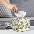 thumbnail image 6 of KLL Wild West Western Print Tissue Box Cover,Leather Tissue Holder Square Facial Tissue Case Facial Paper Organizer Dispenser for Bathroom, Vanity Countertop, 6 of 7