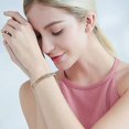 thumbnail image 2 of pulsera En Cuivre Magntique Fait La Main Pour Femme Ou Homme, Pulsera En Cuivre Tress Tricolore De 17,5 Cm, ​​Pulsera Manchette, Bijoux En Cuivr, 2 of 5