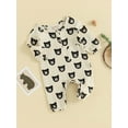 thumbnail image 3 of Wassery Baby Girls Fall Jumpsuits 6M 12M 18M 24M Newborn Girls Long Sleeve Bear Print Rompers Autumn Onesie Bodysuit Clothing for Infant Girls, 3 of 8