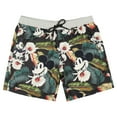 thumbnail image 3 of Disney Men's Mickey Mouse Floral Daily Hot Tub Board Shorts for Swimming, 3 of 5