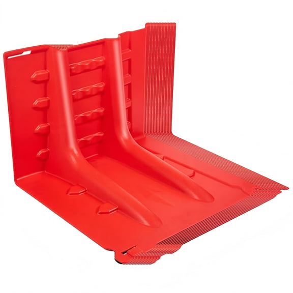 10 Pcs Flood Protection Barrier, Abs L-Shaped Baffle Flood Barriers, Removable Flood Panels Mobile Flood Protection Panels, Flood Barrier for Shopping Malls, Subway Stations, Garages, Dams