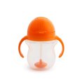 thumbnail image 3 of Munchkin Click Lock 7 onzas de taza de paja flexible ponderada, paquete de 2, naranja, 3 of 3