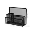 thumbnail image 2 of KAKOWELY 1Set Black File Organizer for with Pen Holder Modern Compact Design, 2 of 8