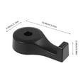 thumbnail image 2 of OUNONA 5Pcs Back Seat Hooks Car Storage Organizer Black Plastic Seatback Hanging Hangers, 2 of 8