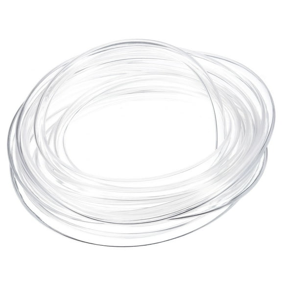 Tubing, 5mm ID x 7mm OD - 13 Feet Long Clear Vinyl Water Pipe, Lightweight Plastic Flexible