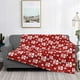 thumbnail image 2 of Fotbe Ho-Ho-Ho Manta de Franela con Estampado, Manta Ultrasuave para Cama, Sofá, Auto, Hipoalergénica y Antibolitas-60"x50", 2 of 6