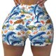 thumbnail image 2 of Fotbe Marine Animals Shorts Sin Costuras – Shorts Deportivos de Cintura Alta para Mujer, Elásticos para Gimnasio, Yoga, Running o Ciclismo-Medium, 2 of 8