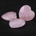 thumbnail image 4 of 4pcs Rose Quartz Carved Heart Shaped Stone Semi Gemstone Decor Quartz, 4 of 5