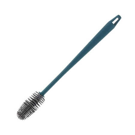 

Foraging dimple Silicone Cup Brush Glass Cleaner Kitchen Cleaning Tool Long Handle Drink Wineglass Bottle Glass Cup Cleaning Brush