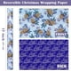 thumbnail image 2 of Papel de regalo WRAPAHOLIC, papel navideño reversible, 43 x 10 m, rollo pequeño, 2 of 7