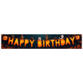 thumbnail image 1 of Halloween Theme Banner Decorative Creative Polyester Material for Birthday Party Holiday Event Indoor Decoration, 1 of 5