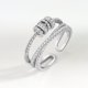 thumbnail image 3 of Anillos, Anillo de ansiedad para damas, Anillo de ansiedad para damas y niñas con cuentas (oro rosa) Yanshi anillo, 3 of 4
