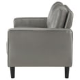 thumbnail image 5 of Ruth Upholstered Track Arm Loveseat Grey, 5 of 10