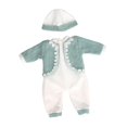 thumbnail image 1 of Accesorios de ropa para muñecas bebés Trajes de muñecas Disfraces Ropa informal para actividades verde perfke traje de muñeca, 1 of 7