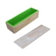 thumbnail image 3 of Jabón rectangular hecho a mano, caja de madera fundida y tapa, barra de jabón flexible Verde, 3 of 9