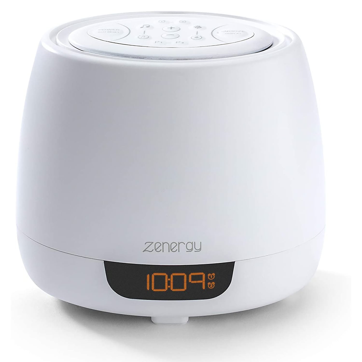 iHome Zenergy Aroma Dream Essential Oil Diffuser Alarm Clock with Sound