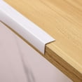 thumbnail image 3 of Flexible Wall Corner Protector Moulding Trim, Dingrich Self-Adhesive Wall Corner Protector for Wall Edge Corner, Floor Window Door Ceiling, Countertop (White, 0.8in x 13.12ft), 3 of 8