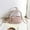 Pink, variant on One Shoulder Crossbody Bag Leather Large Capacity Multi Compartment Women Bag