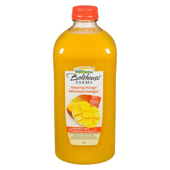 Frappé aux jus de fruits à 100 % délicieuse mangue Bolthouse Farms 1,54 mL