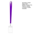 thumbnail image 4 of Washranp ID Card Badge Holders with Lanyard,Vertical Waterproof Resealable Clear Extra Thick Plastic Name Tags Holders for Office School, 4 of 4