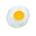 thumbnail image 2 of Cheers Fried Egg Food Simulation Children Play Toy Anti Stress Anxiety Relief Car Decor, 2 of 2