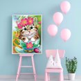 thumbnail image 4 of Cuadros Decorativos 5D diamante pintura animal completo redondo taladro bricolaje pared artesanía mosaico decoración Ndcxsfigh Nuevos Originales, 4 of 5