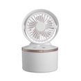 thumbnail image 3 of Matsuzay Ventilador de niebla de pulverización de agua portátil, miniventilador de mano recargable USB eléctrico, humidificador de aire acondicionado Electrodomésticos blanco Matsuzay HA004459-01B, 3 of 6