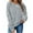 Gray, variant on Womens Casual Crew Neck Sweatshirt Christmas Loose Fit Soft Long Sleeve Warm Pullover Tops Fall Clothes Pink M
