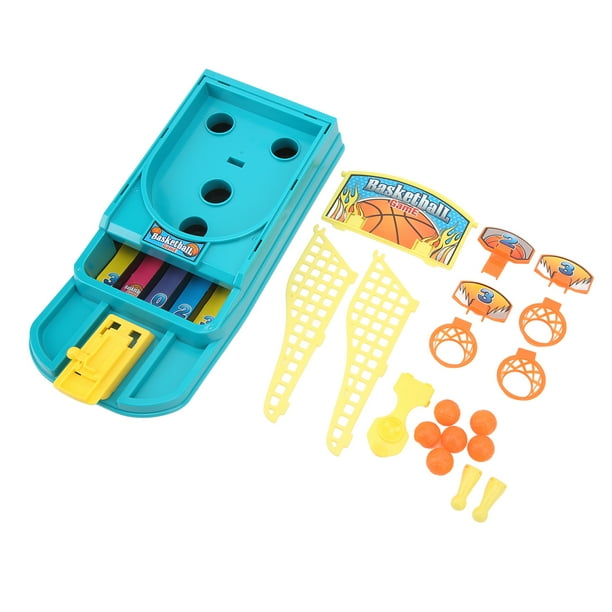 Desktop Basketball Hoop Game, Plastic Tabletop Basketball Game Green