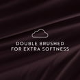 thumbnail image 3 of Wrinkle Resistant Super Soft Bed Sheets Set, Twin 3-Piece Solid in Purple by Comfort Canopy, 3 of 12