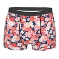 thumbnail image 4 of Goofa Japanese Cherry Blossoms Printed Men's Boxer Briefs Underwear, Moisture-Wicking Underwear, Trunk,Soft and Breathable Cotton Underwear-Large, 4 of 9